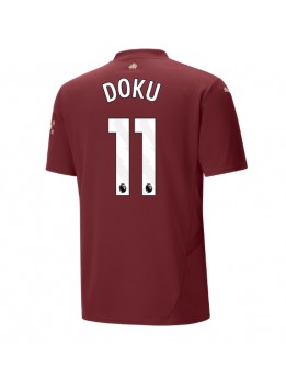 Manchester City Jeremy Doku #11 Replika Tredje Kläder 2024-25 Kortärmad